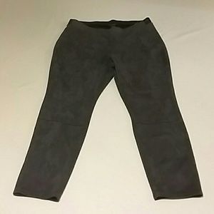 WHBM size 18 Faux-Suede Leggings